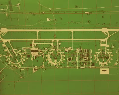 Historic map of the Airbase